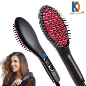 Simply-Straight-Ceramic-Brush-Hair-Straightener-Black-and-Pink