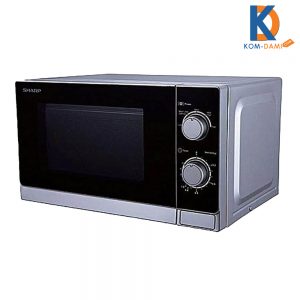 Sharp Microwave Oven R-20A0(S)V - 20 Liters - Black and Silver