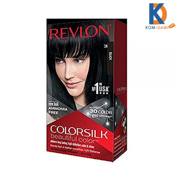 Revlon ColorSilk Beautiful 3D Hair Color – 10 Black (Noir)