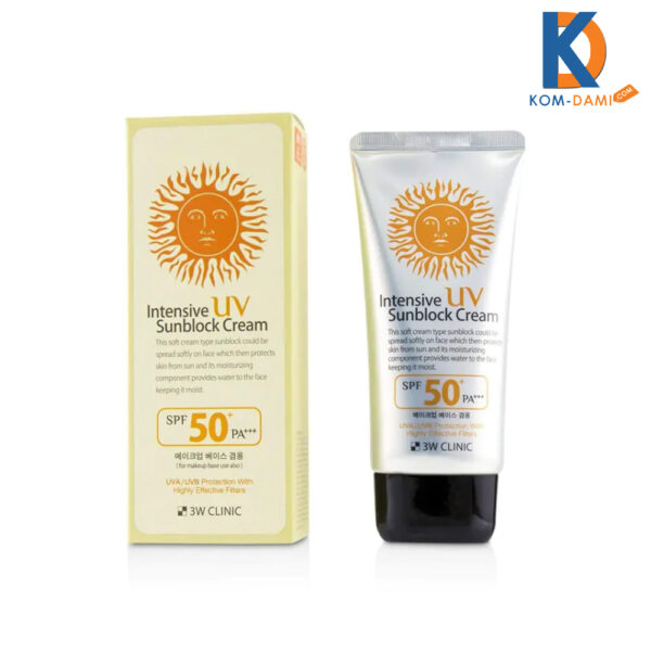 3W Clinic Intensive UV Sunblock Cream SPF 50+ PA+++ 70ml