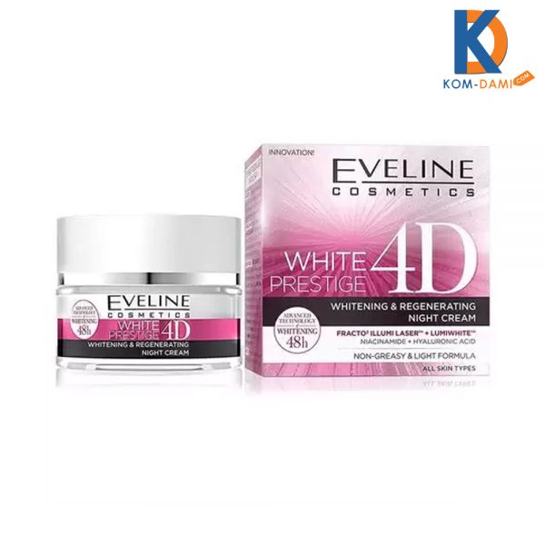 EVELINE WHITE PRESTIGE 4D WHITENING NIGHT CREAM 50ML