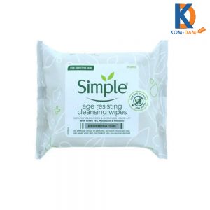 Simple Cleansing Wipes Age Resisting 25 Wipes Sensitive Skin