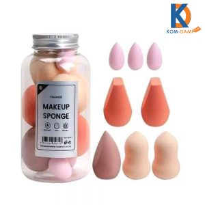 MAANGE 8pcs makeup sponge with a box Orange