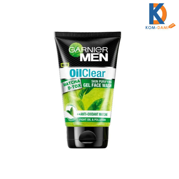 Garnier Men OilClear Matcha D-Tox Gel Face Wash