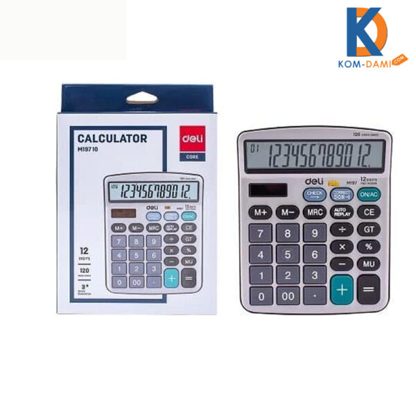 Deli M19710 Calculator 12 Digit Big Display