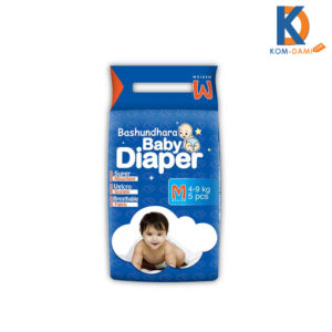 Bashundhara Baby Diaper Belt ST Series M (4-9 kg) 5 pcs