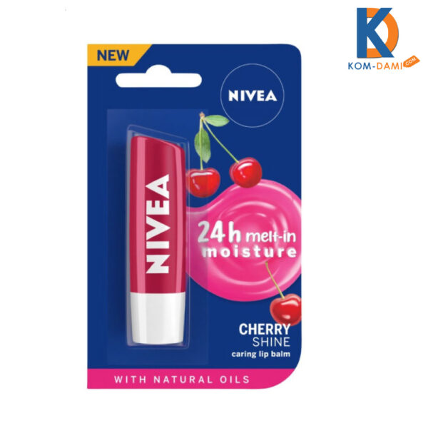 Nivea Cherry Shine Lip Balm 4