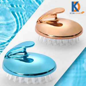 Hair Wash Brush Hair Scalp Massage Brush Silicone Head Anti Dandruff Shampoo Haircare Massager Comb Multiple Colors