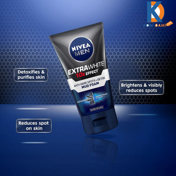 Nivea Men Extra White Mud Foam 50ml