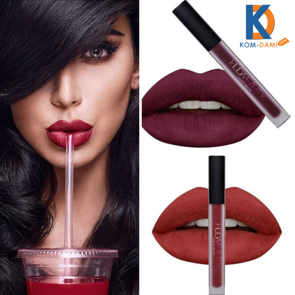 Huda Beauty Lip Gloss & Matte Lipstick 22 Color - Kom-Dami.Com