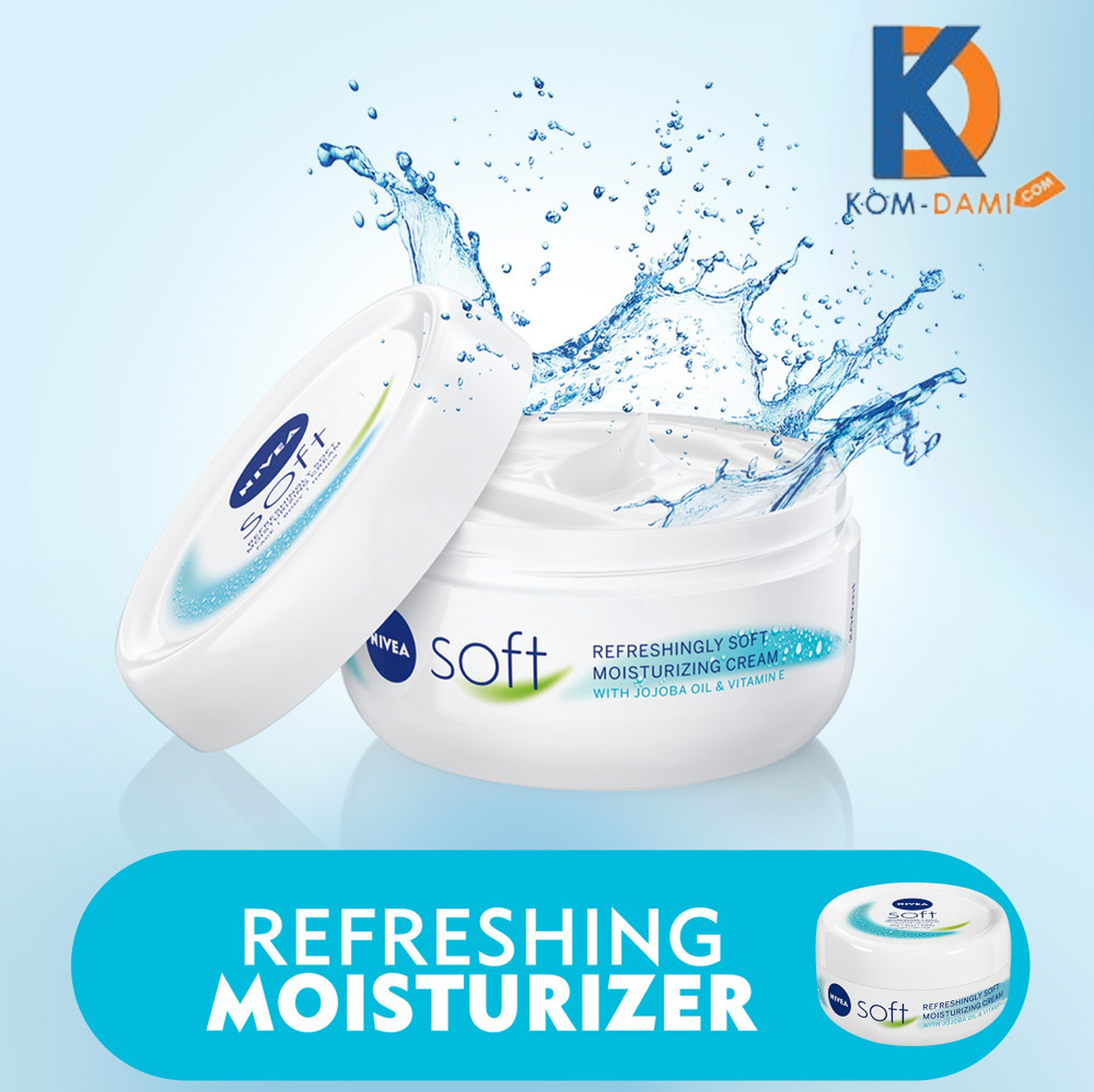 Nivea Soft Cream Jar Refreshingly Soft Moisturizing Cream 200ml