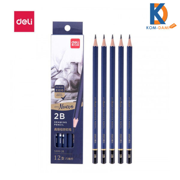 Deli Art Nuevo Drawing Pencil S999 2B Pencil