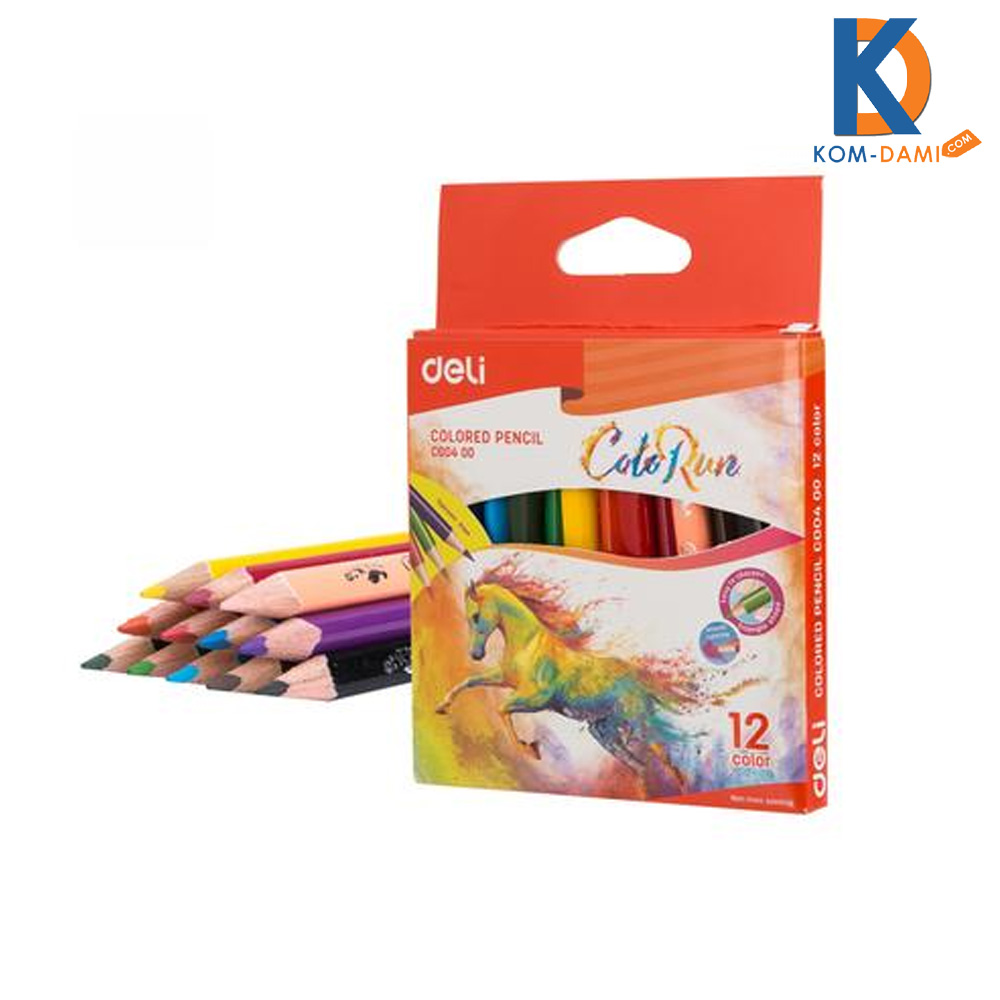 Deli Colour Kids 12 Jumbo Colour Pencils EC00600