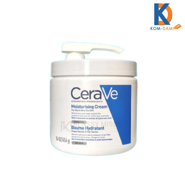 CeraVe Moisturising Cream For Dry To Very Dry Skin Pump 454g