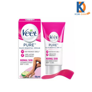 Veet Pure Hair Removal Cream Normal Skin With Cucumber Extract 25g