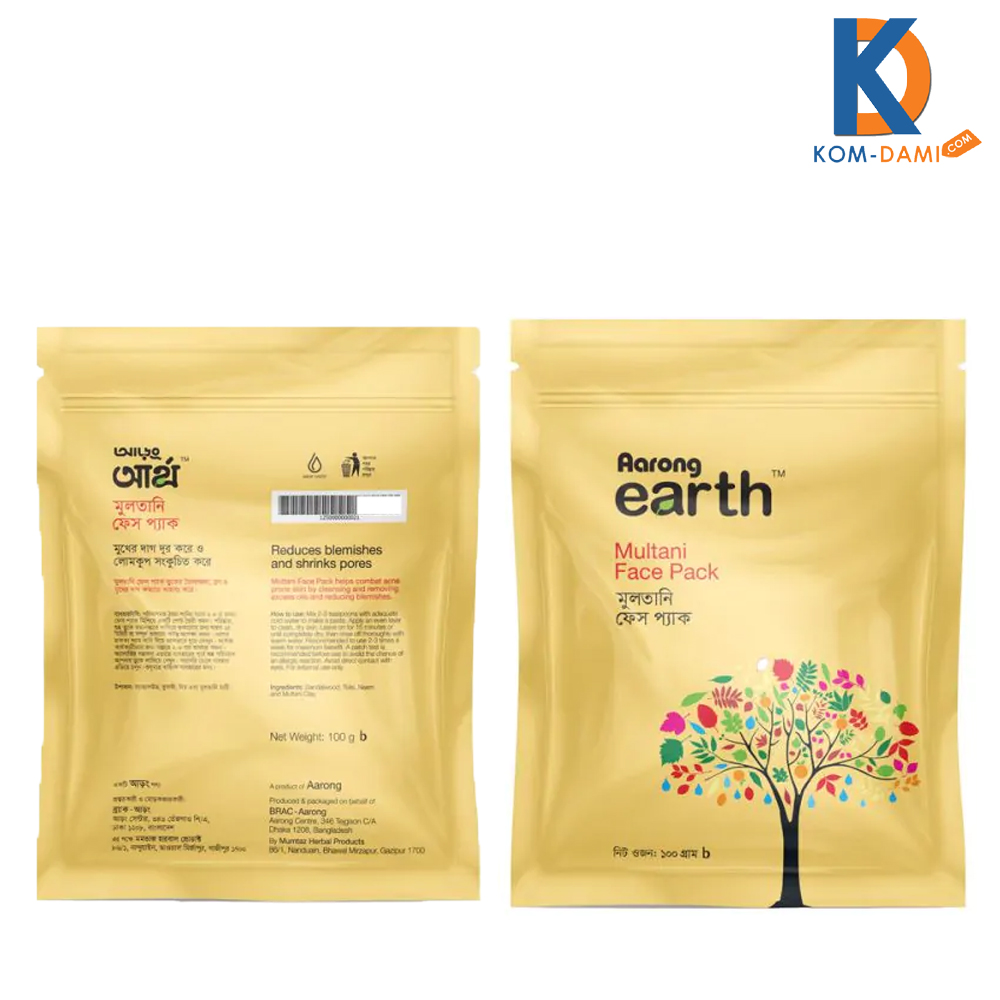 Aarong Earth Multani Face Pack 100g - Kom-Dami.Com