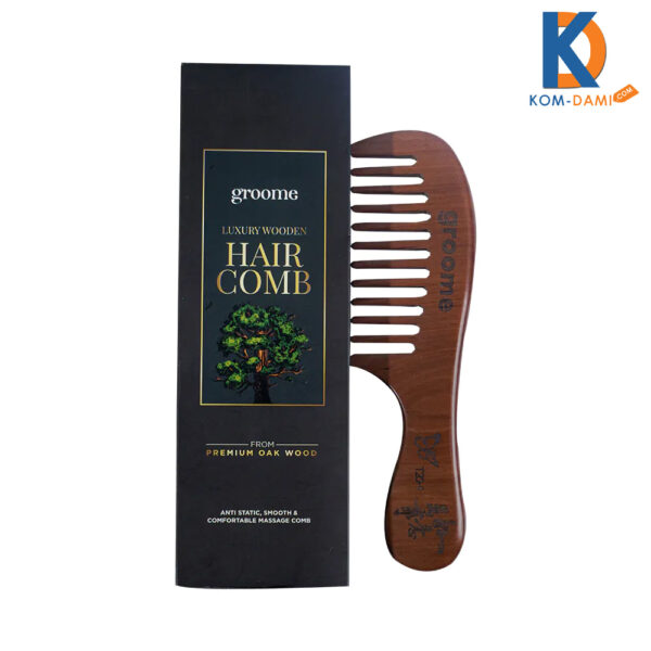 Groome Luxury Wooden Hair Comb