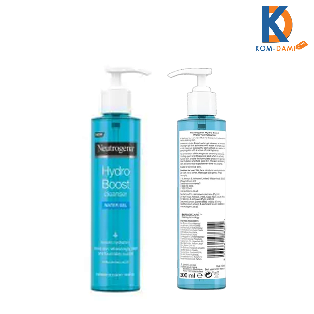 Neutrogena Hydro Boost Water Gel Cleanser 200ml - Kom-Dami.Com