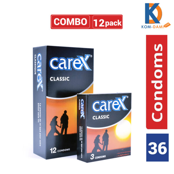 Carex Classic Condom Full Box 36pcs