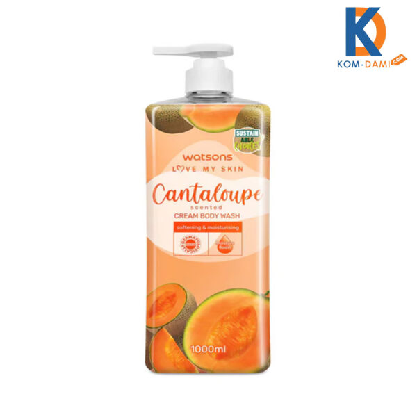 Watsons Love My Skin Cantaloupe Scented Cream Body Wash 1000ml