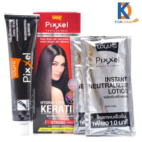 LOLANE PIXXEL Hair Straightening Cream Strong Formula-110gm ।